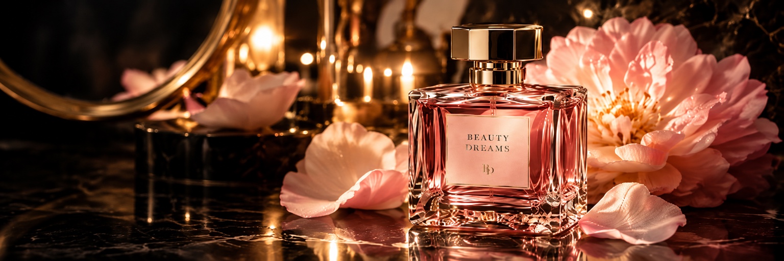 Univers de parfums élégant et floral