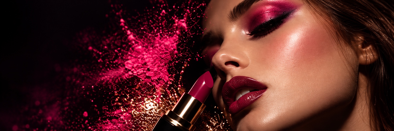 Univers maquillage rose intense